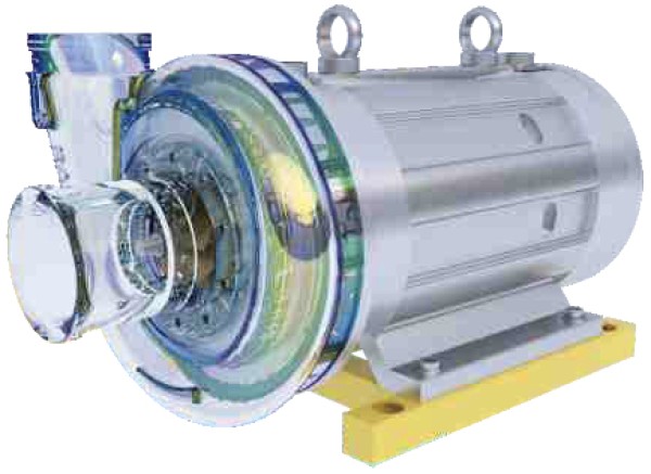 Turbo dmychadla s magnetickým ložiskem